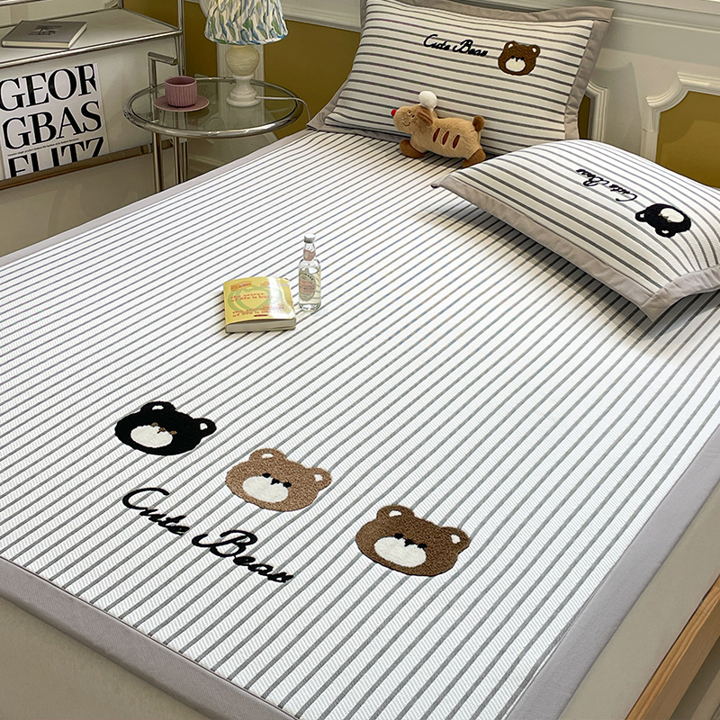 2025年新款PE提花卡通毛巾绣凉席系列场景一