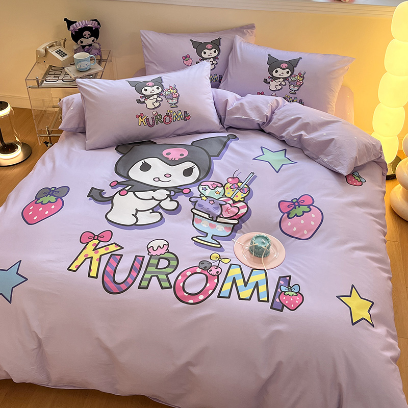 2026新款全棉大版三丽鸥四件套系列