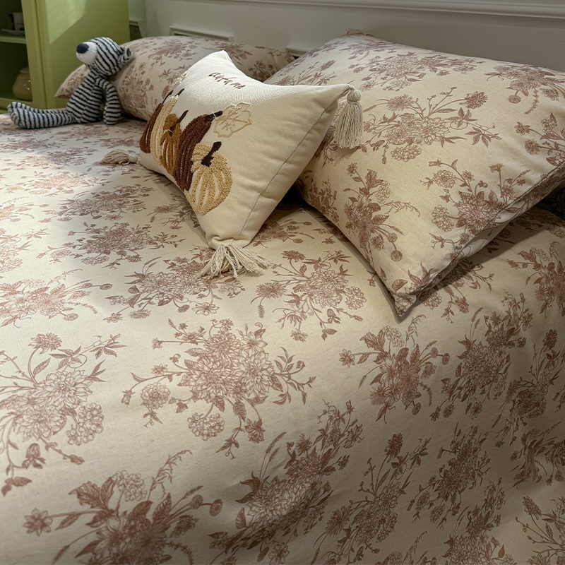2026新款全棉棉麻复古风单床单系列-场景一