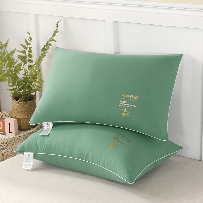 2021新款抑菌护颈枕头枕芯——艾草 绿色