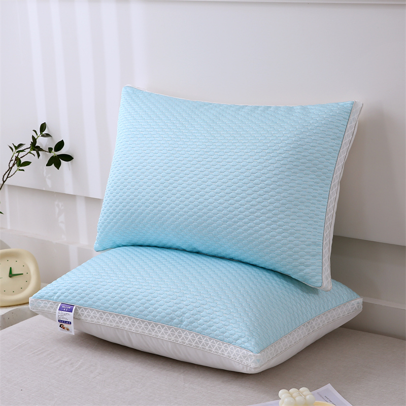 2024新款冰感科技枕冰凉枕 枕头枕芯 48*74cm/对 碧绿色