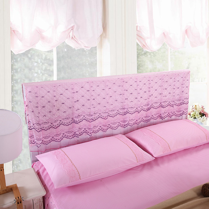 2019新款新款蕾丝床头罩系列-浪漫风情 120*50cm 浪漫风情-粉色