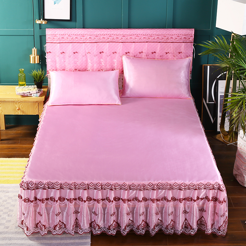 2019新款单床头罩 150*50cm 粉色