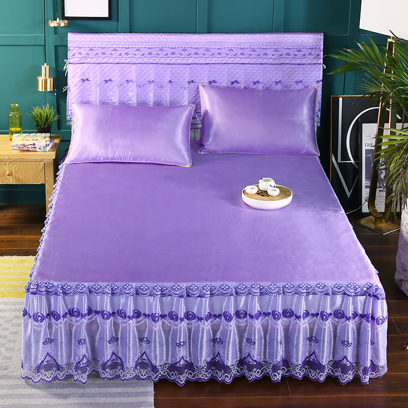2019新款单床头罩 150*50cm 紫色
