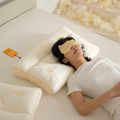 2023新款PRO大豆纤维护颈枕枕头枕芯 白色48*66cm