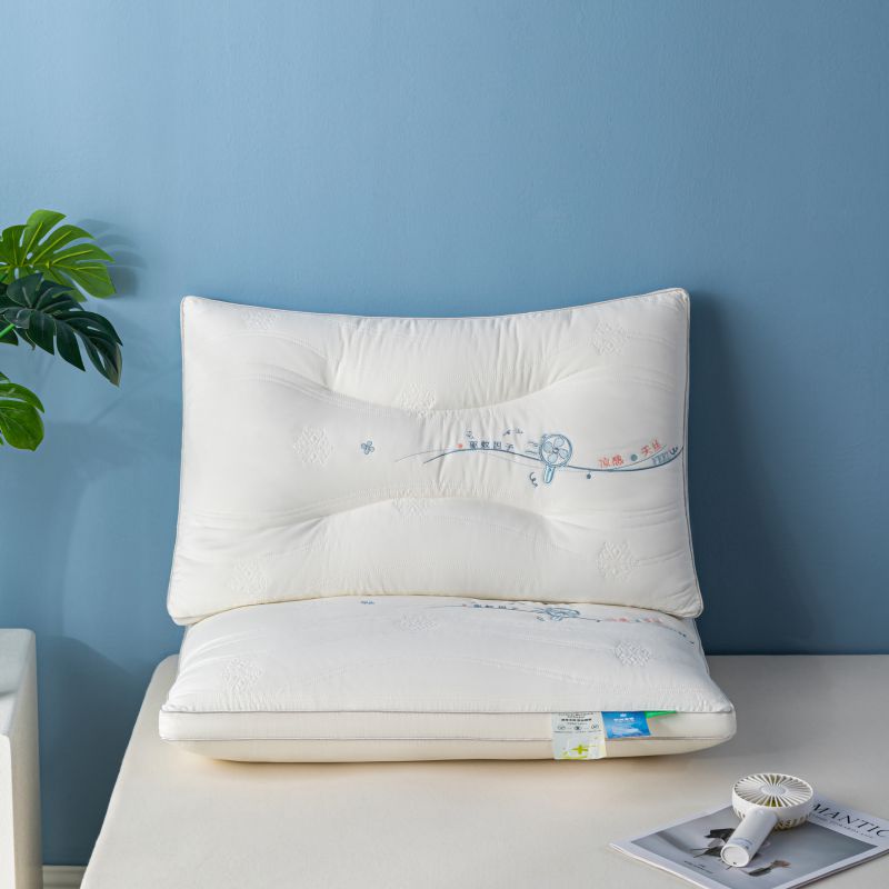 2024新款舒适亲肤60S莱赛尔纤维定型枕头枕芯 48*74cm/只 白色低枕-定型款
