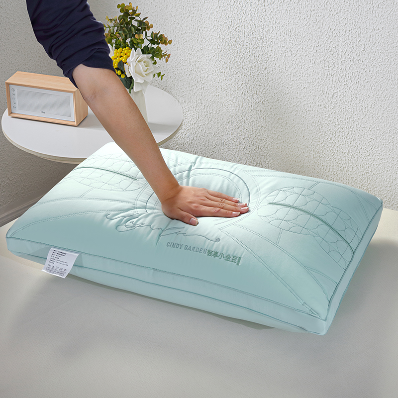 2024新款大豆枕头柔软舒适枕芯 中枕48*74cm/只 绿色