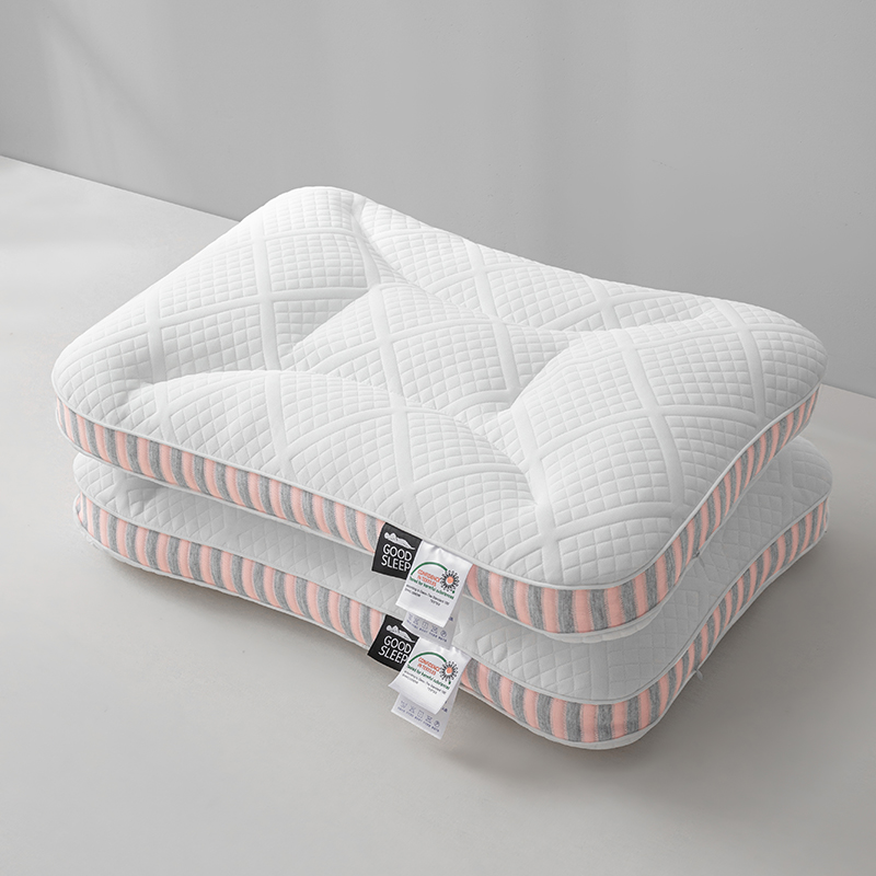 2024新款Spa深睡记忆枕2.0枕头枕芯 48x74cm/对 轻盈粉中枕