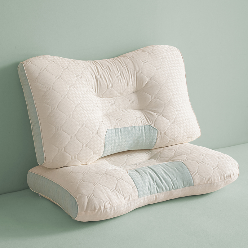 2024新款云朵保健枕系列枕头枕芯 48x74cm/对 蓝色乳胶云朵保健枕 中枕