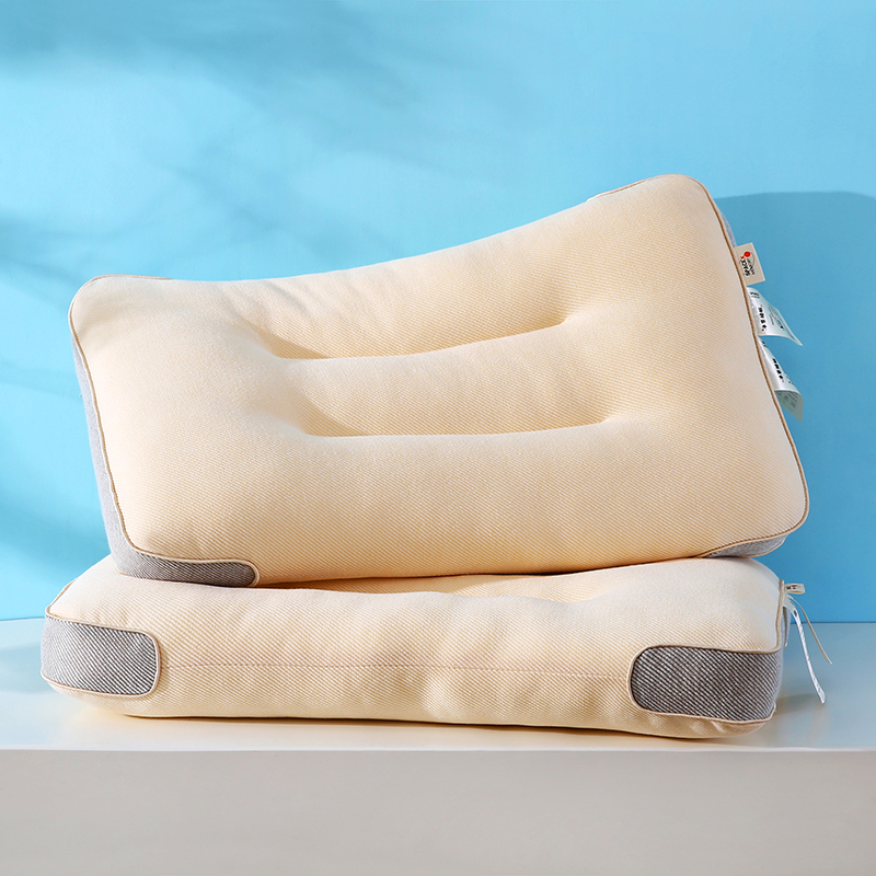 A类日式针织护颈枕芯静享睡眠舒适枕头 48x74cm 日式静享护颈枕