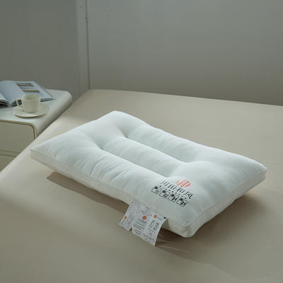 2023新款川田和风 酒店日式 40S全棉小提花高中低枕  枕头枕芯 中枕填充900g