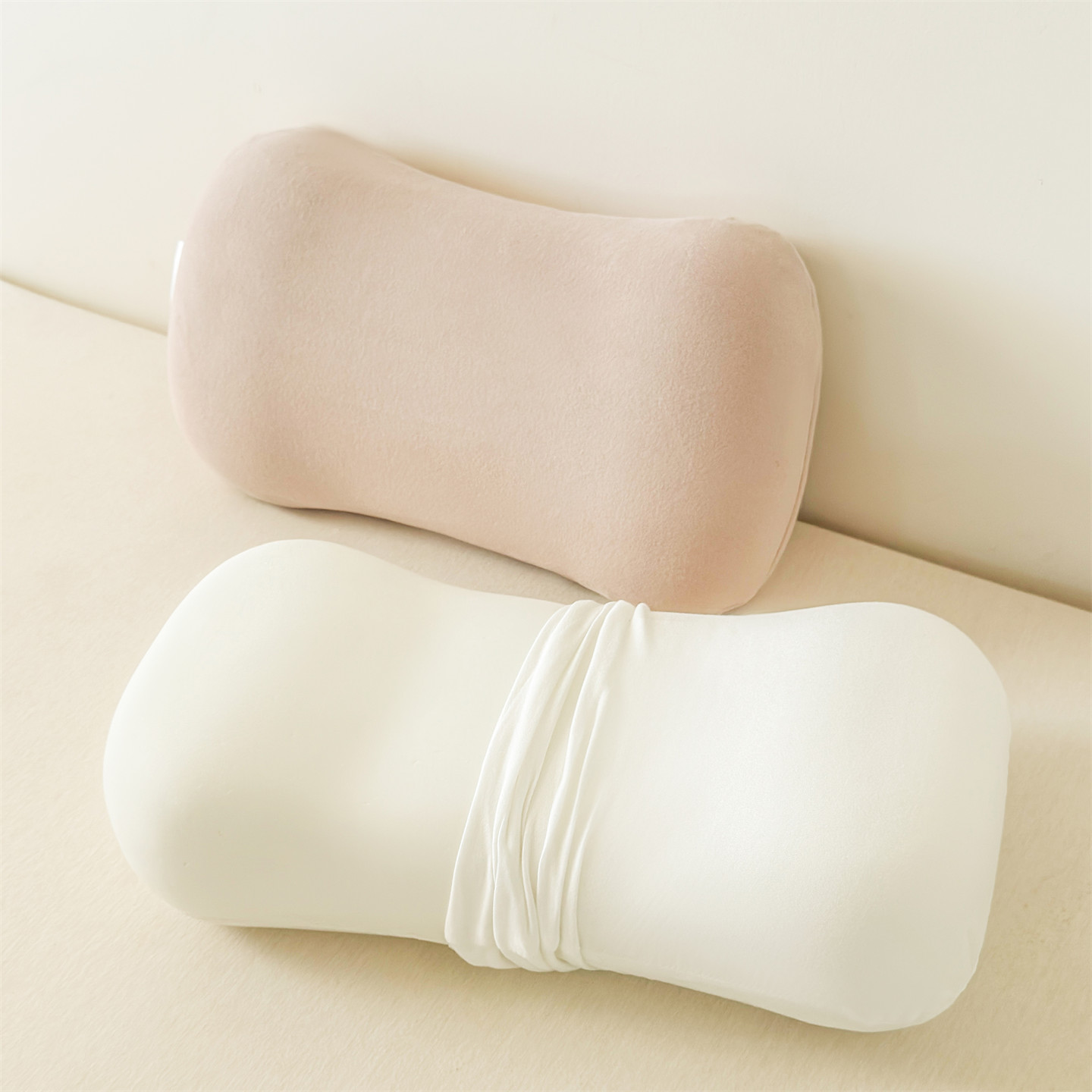 2025新款护颈记忆枕  枕头枕芯 嫩粉色【产品图】/对