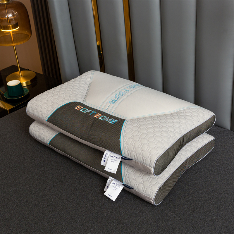 2023新款零感乳胶透气枕  枕头枕芯48*74cm【风格二】 零感乳胶透气护颈枕