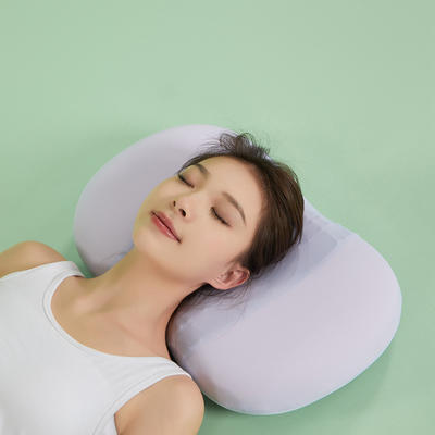 2023新款颈乐啵啵释压凝胶枕  枕头枕芯53*33cm【模特图】 紫色
