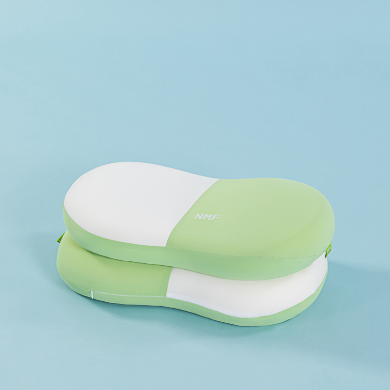 2023新款冰美式猫肚枕  枕头枕芯35*55cm【产品图】 绿色