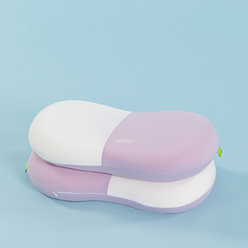 2023新款冰美式猫肚枕  枕头枕芯35*55cm【产品图】 紫色