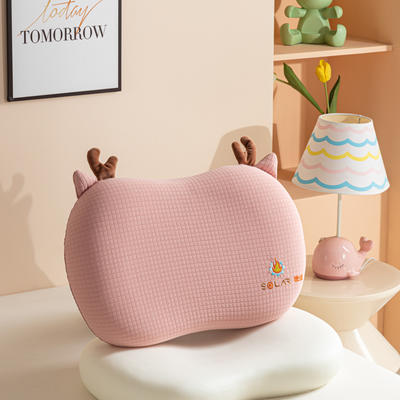 2023新款零压力记忆棉暖绒记忆枕  枕头枕芯35×55cm 粉色