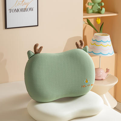 2023新款零压力记忆棉暖绒记忆枕  枕头枕芯35×55cm 绿色
