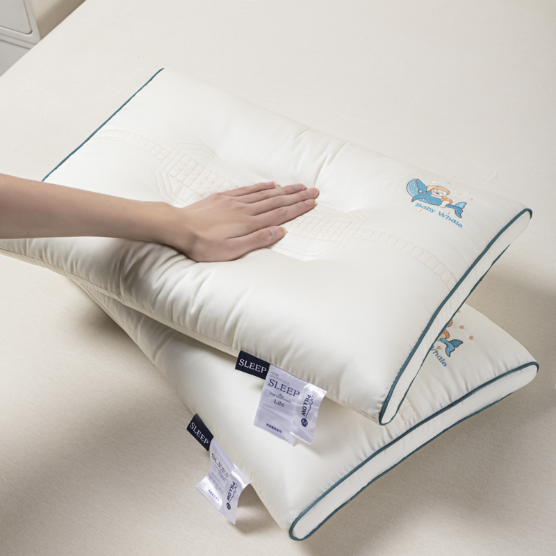 2024新款小蓝鲸学生枕 枕头枕芯 小蓝鲸学生枕[40*60cm]