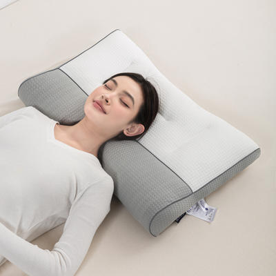 2024新款SPA牵引按摩枕  枕头枕芯 48*74cm主体白【模特图】