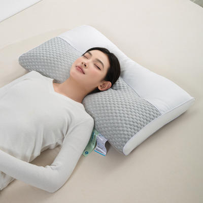 2024新款冰豆豆SPA按摩枕  枕头枕芯 48*74cm灰色