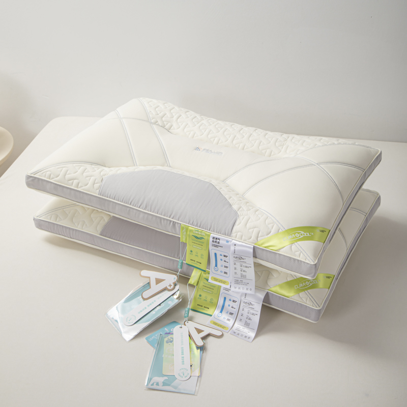 2024新款CLIIA COOL 清风柔感乳胶护颈枕  枕头枕芯 48*74cm 产品图