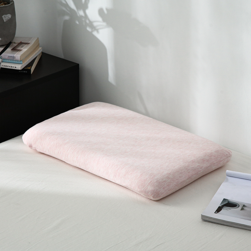 2022新款儿童乳胶面包枕枕头枕芯系列30*50+6/个 面包枕粉色