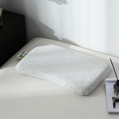 2022新款婴儿乳胶定型枕枕头枕芯44*27+3cm/个 定型枕灰