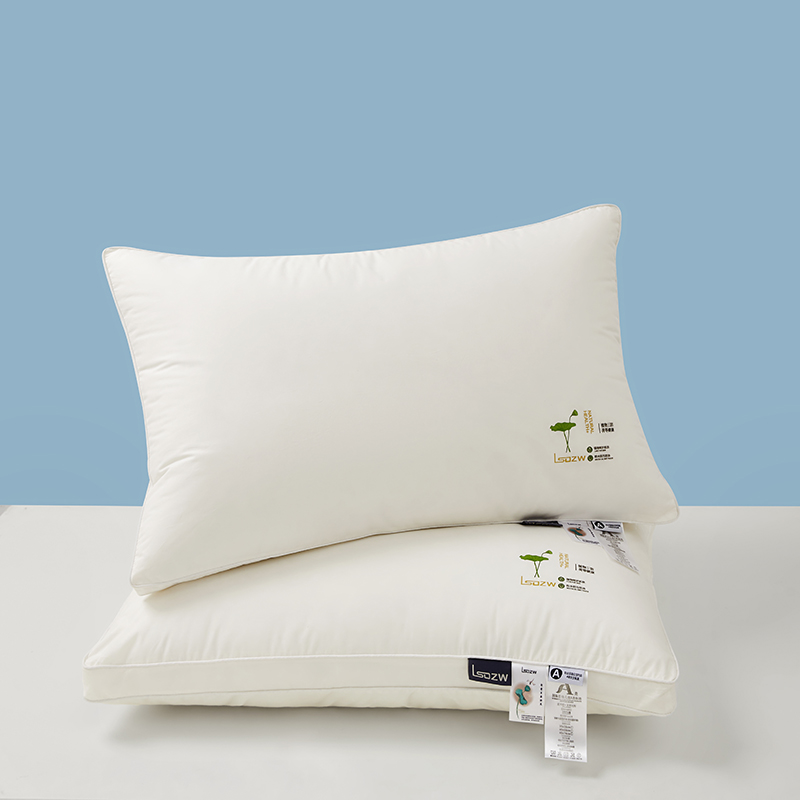2024新款植物护型枕原棉枕  枕头枕芯 48*74cm 植物护型枕-荷叶款/只