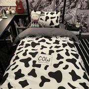 2021新款全棉学生宿舍套件系列四件套 学生床床单款三件套 牛牛