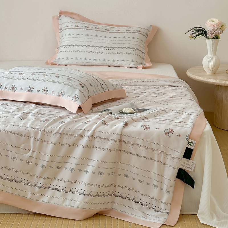 2025新款小茶芯升级版A类60支天丝莱赛尔美颜夏被夏凉被空调被韩系天丝夏被