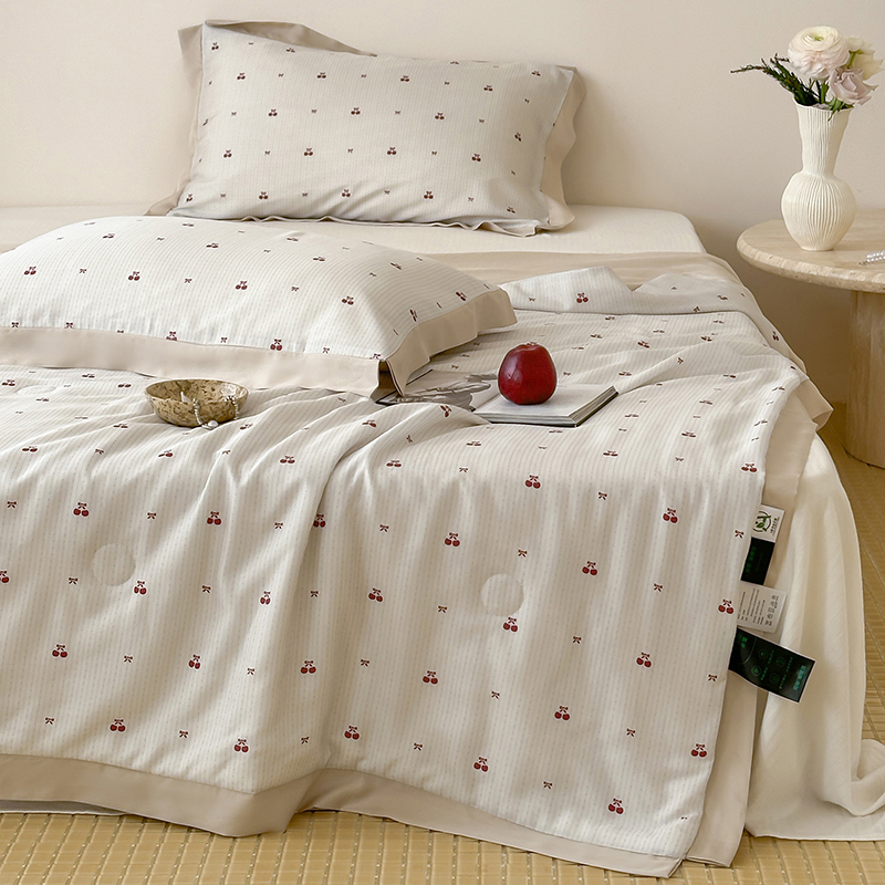 2025新款小茶芯升级版A类60支天丝莱赛尔美颜夏被夏凉被空调被韩系天丝夏被