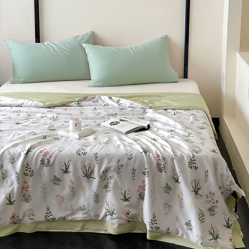 2025新款小茶芯升级版A类60支天丝莱赛尔美颜夏被夏凉被空调被韩系天丝夏被