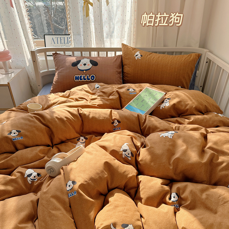 2025新款韩系大版云朵棉四件套