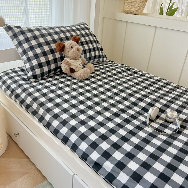 2025学生床垫套床褥套褥子套无印风水洗棉床垫套学生寝室套件宿舍单人90x200床垫套 同桌的你