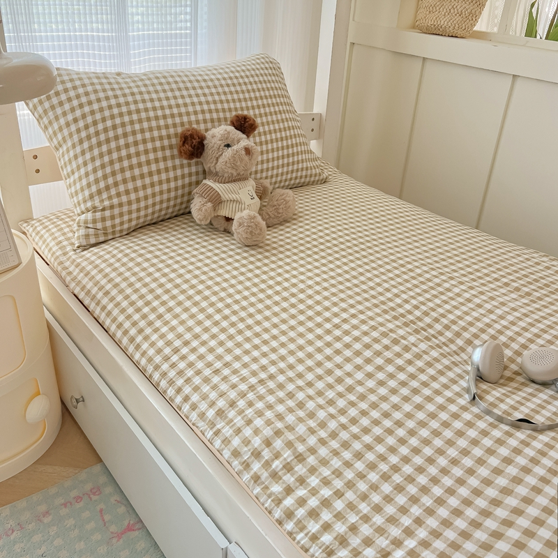 2025新款开学季学生床垫套床褥套褥子套无印风水洗棉床垫套寝室套件宿舍单人90x200床垫套 维也纳之旅