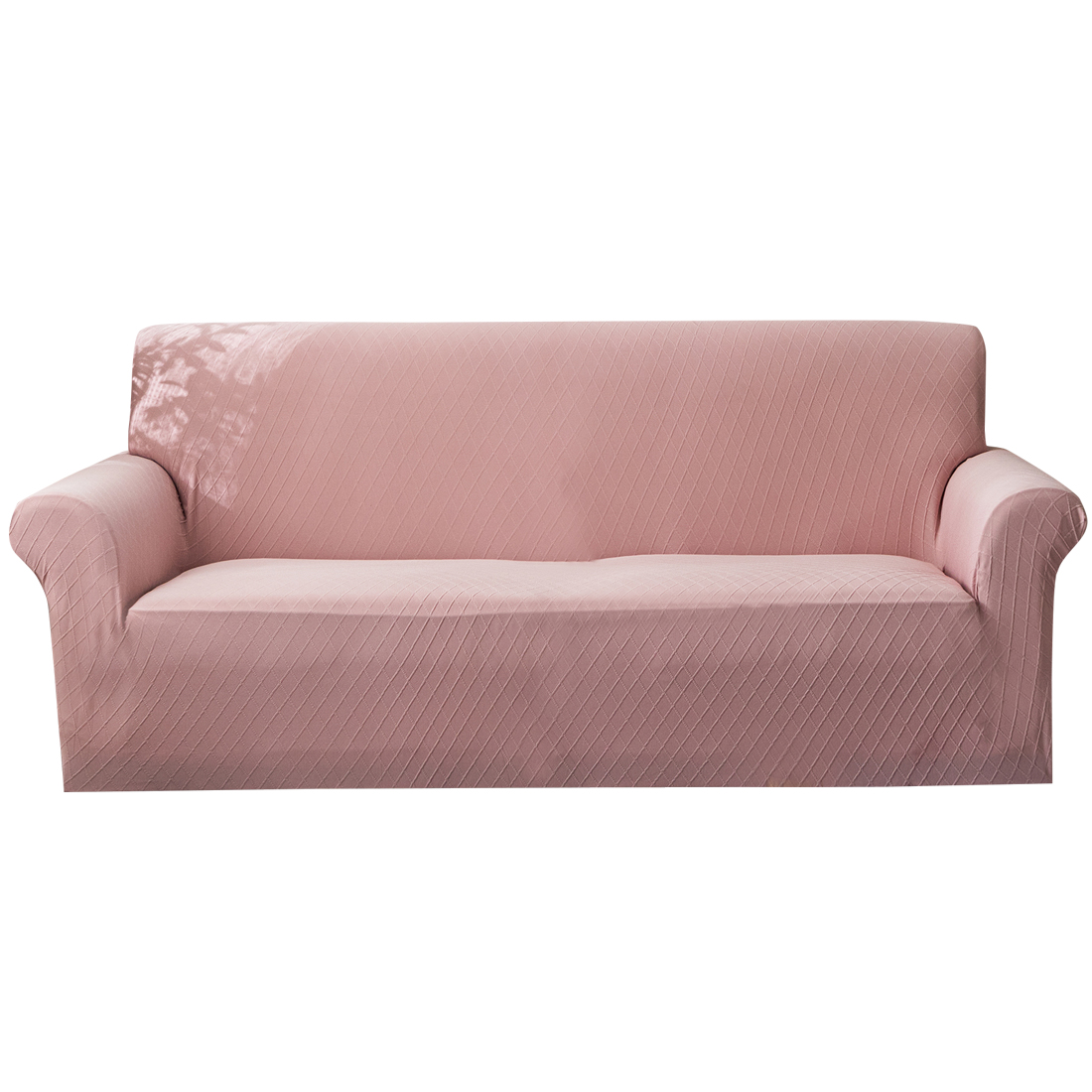 2021新款跨境金针提花沙发套沙发垫沙发巾全包万能套罩跨境电商专供 适合双人沙发145*185cm 金提粉