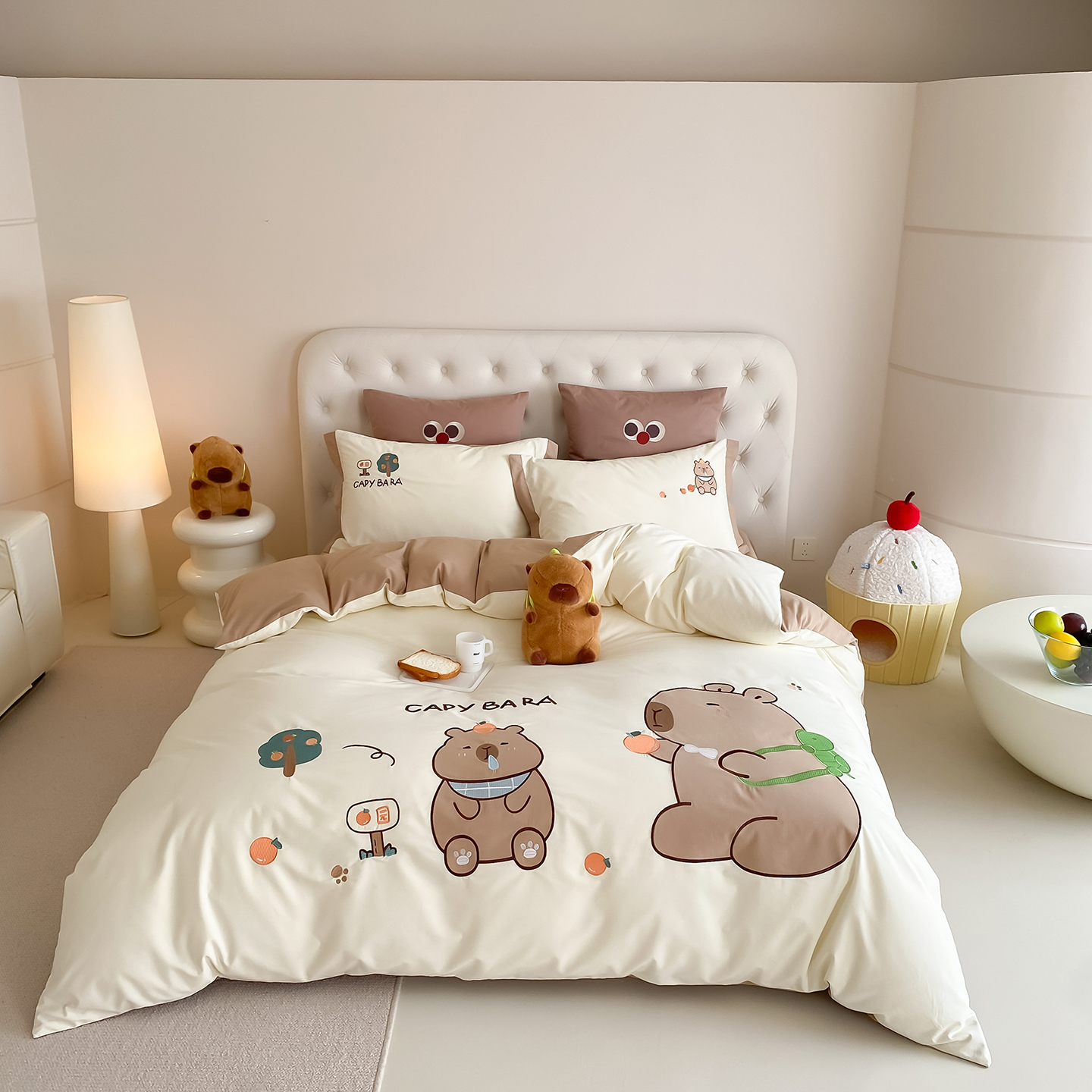 2025新款秋冬加厚陶瓷磨毛四件套-橘子吧啦 橘子吧啦