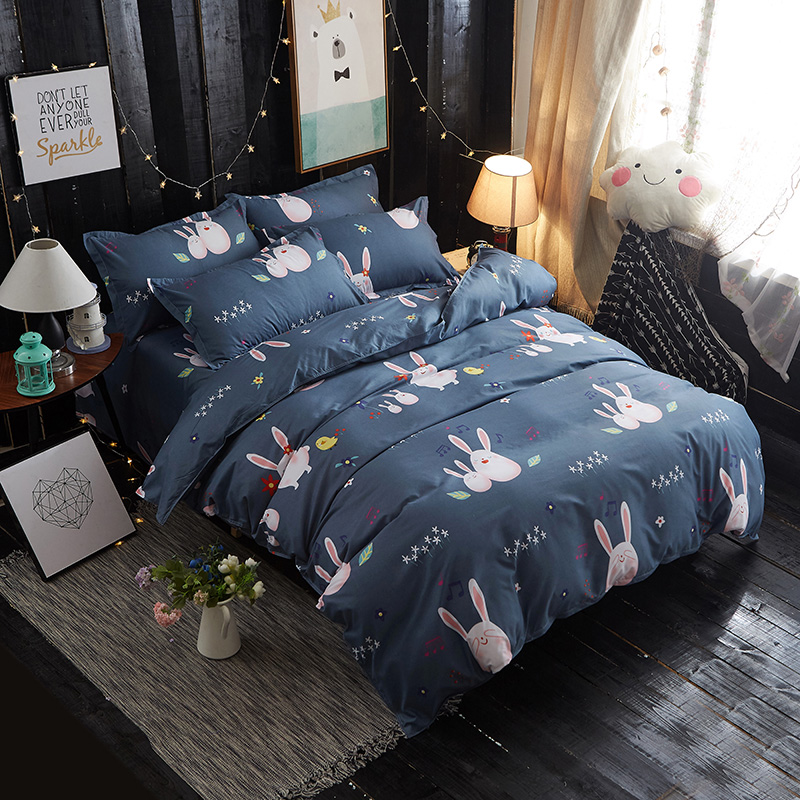 卡斯诺 芦荟棉被套 155x205cm 小萌兔 - 找家纺