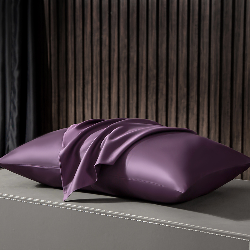 2020新款-素色长绒棉系列单枕套/对 48cmX74cm 帝王紫