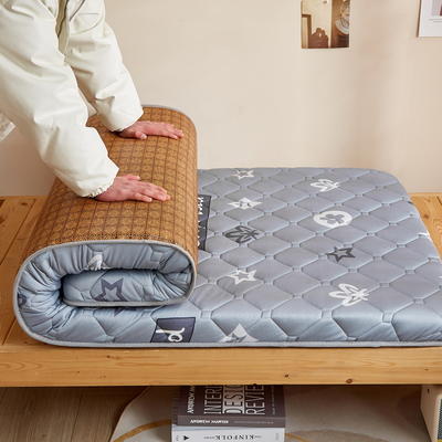 新款单人床日式榻榻米藤席双用床垫 0.8*1.9m（约4cm厚） 北欧风情