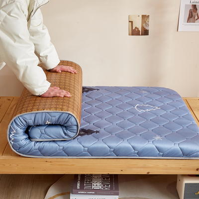 新款单人床日式榻榻米藤席双用床垫 0.8*1.9m（约4cm厚） 摩登森林