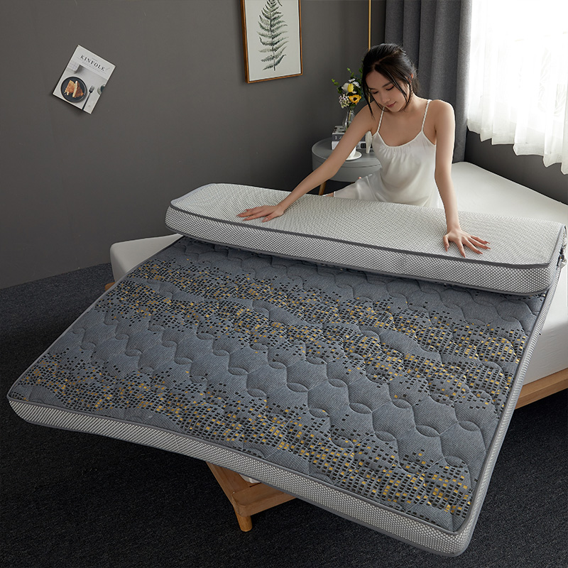 2024新款-升级款乳胶记忆棉床垫（6.5cm-10cm） 0.9*2.0 梦幻方格6.5公分