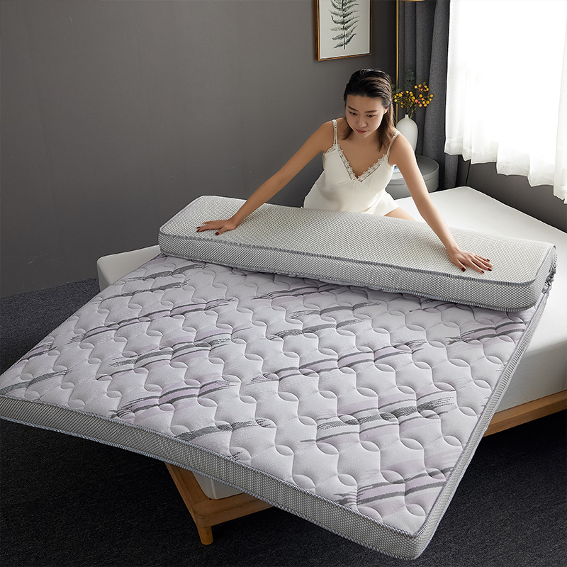 2024新款-升级款乳胶记忆棉床垫（6.5cm-10cm） 0.9*2.0 白色经典10公分