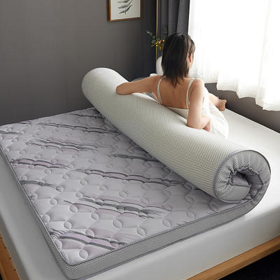 2024新款-升级款乳胶记忆棉床垫（6.5cm-10cm） 0.9*2.0 梦幻条纹6.5公分