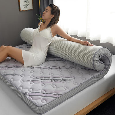 2024新款-升级款乳胶记忆棉床垫（6.5cm-10cm） 0.9*2.0 梦幻条纹10公分