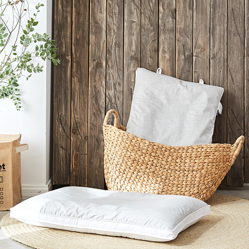 境月 经典爆款三维立体荞麦枕（48x74）枕头 枕芯 白