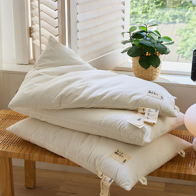 2024新款质原生态抑菌棉花枕枕头枕芯 48*74cm/只成人低枕