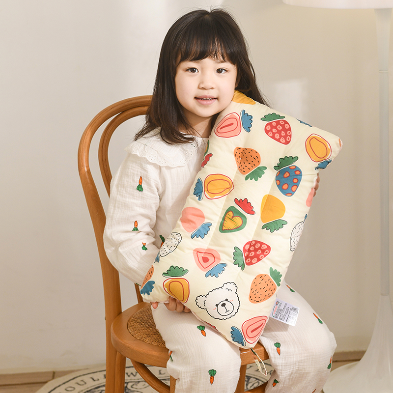 2022新款儿童豆豆凉枕四季枕定型枕 枕头枕芯30*50cm 甜甜的