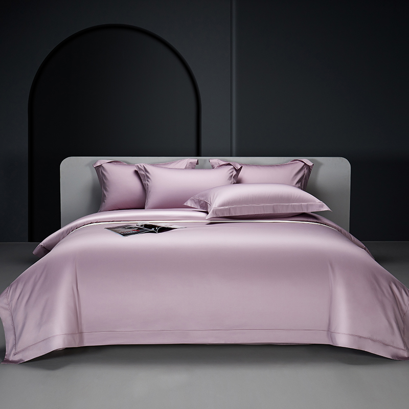 2023新款（More design）定织新布种S120系列 --玛奇朵 1.8m床单款四件套 熏衣紫
